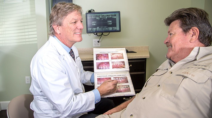 Dr. Rubino with patient